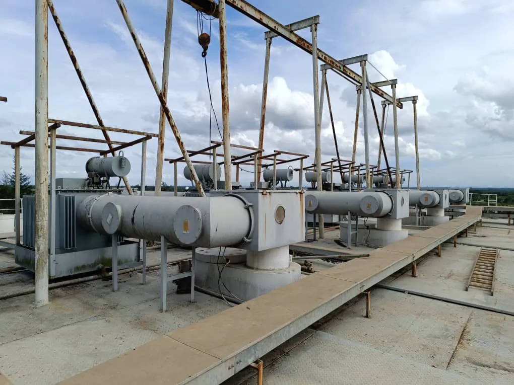 Transformer systems at Mukah Power Generation.